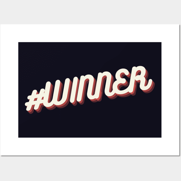 Winner Wall Art by Nearbydragon store